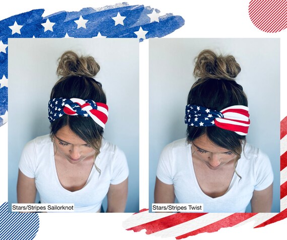 Girls Stars & Stripes Knot Top Girls Stars & Stripes Knot Top