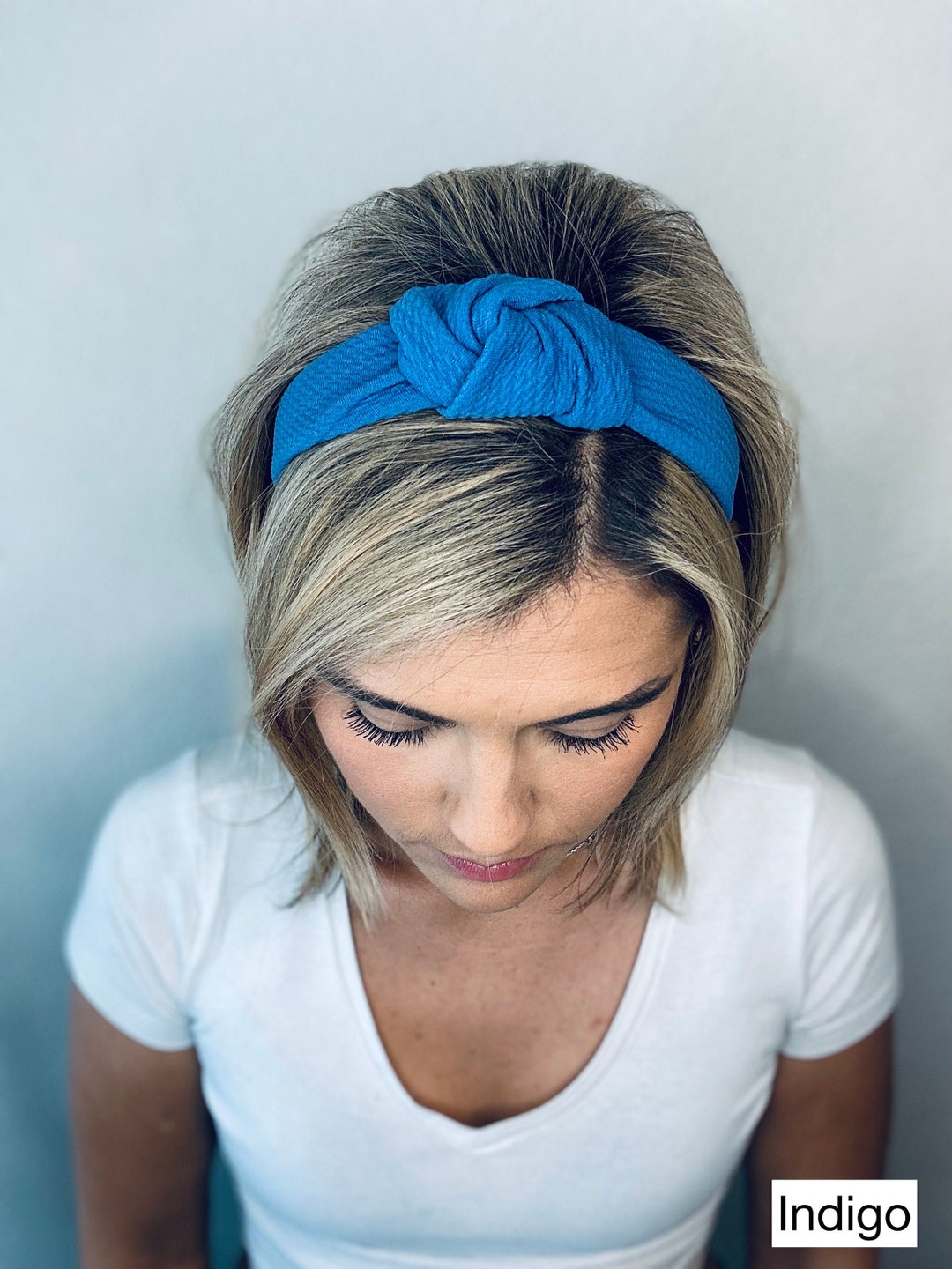 Solid Color Knotted Headbands, Hard Knot Headbands, Knotted Headband