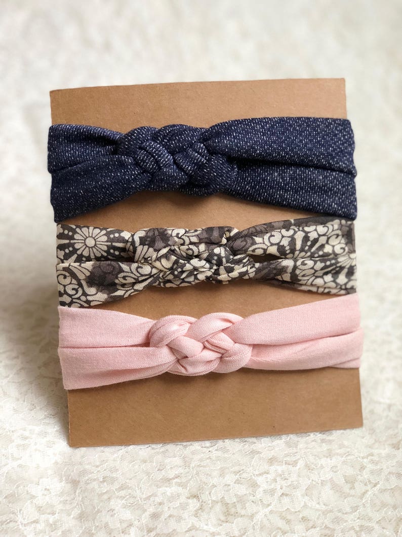 Newborn Headband Baby Turban Headbands Baby Bows Knit Baby Headband Newborn Bows Sailor Knot Knot Bow Headband Baby Girl Headband