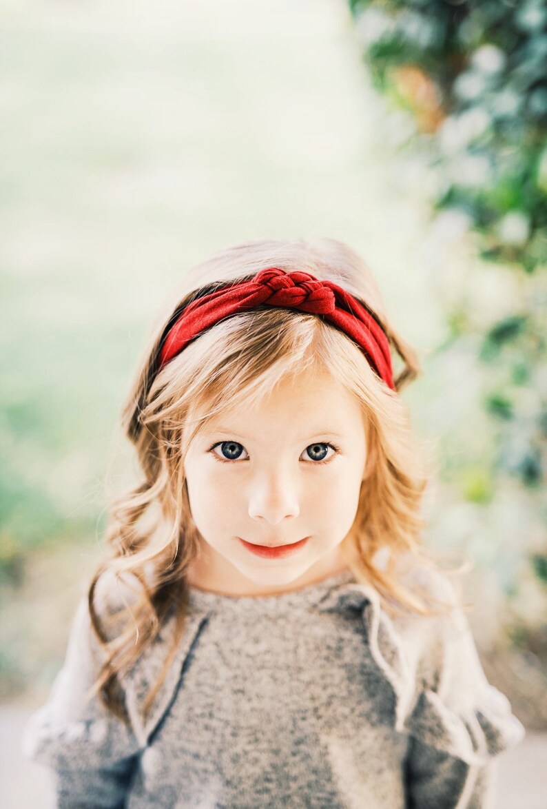 knot bow headband for baby girl