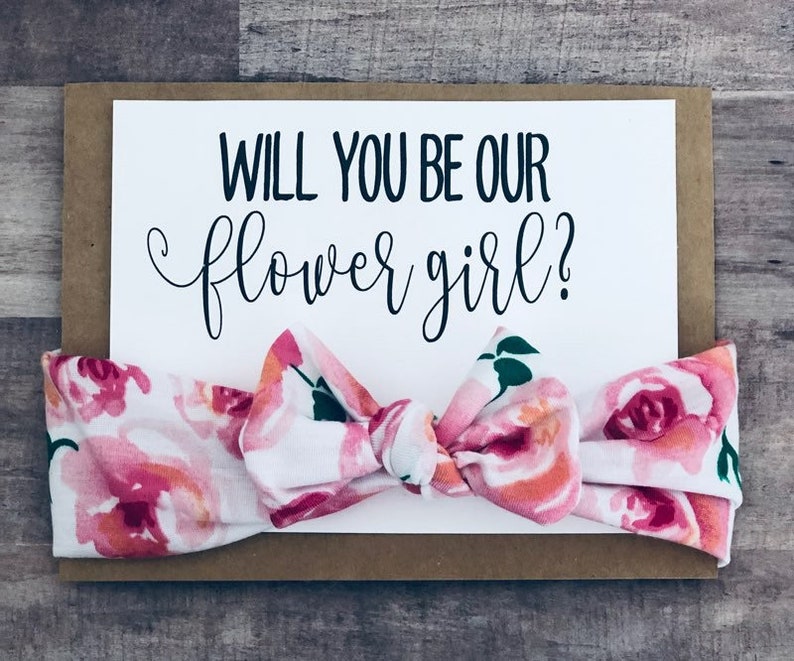 Flower Girl Gift Be My Flower Girl Flower Girl Proposal Ask Etsy