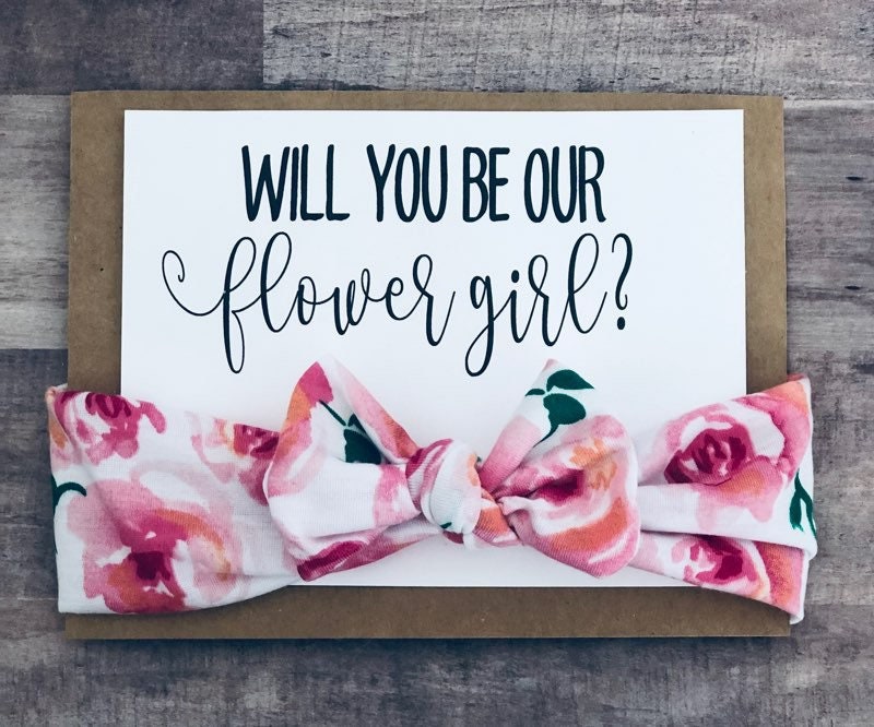 Flower Girl Gift, Be My Flower Girl, Flower Girl Proposal, Ask Flower…