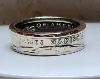 JAMES MADISON – Größe 10 1/4 Präsidenten-Dollar-Münze