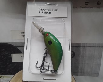 Crank Bait CRAPPIE BUG 1.5 Inch Fishing Lure Custom Paint 