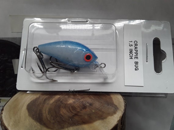 Crank Bait CRAPPIE BUG Fishing Lure 1.5 Inch Custom Painted 