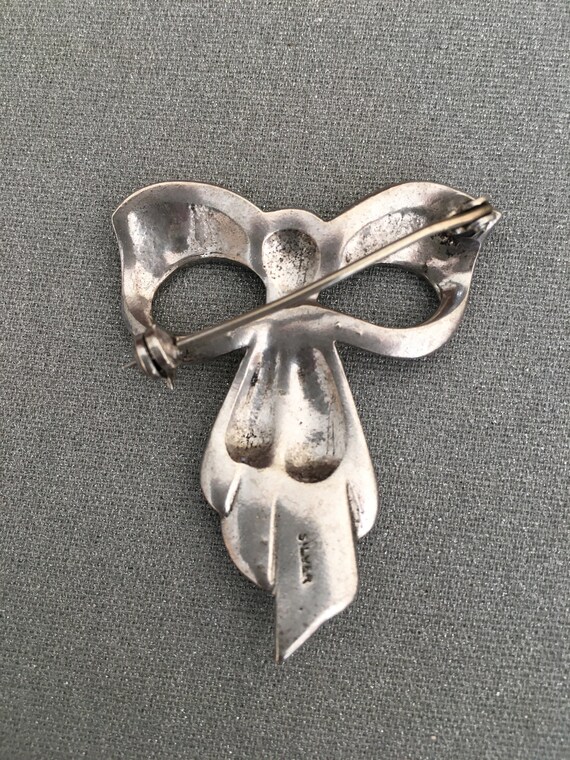 Boxed Gift Vintage Solid Silver Marcasite, Keepsa… - image 3