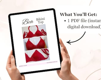 Gehäkelte Bikinioberteil-Anleitung – Easy Summer DIY (PDF)