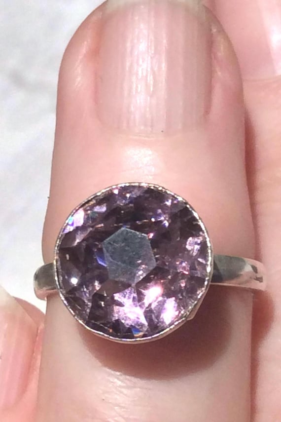 Antique Georgian Paste Conversion Silver Ring - image 7