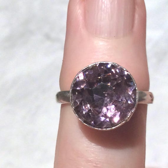 Antique Georgian Paste Conversion Silver Ring - image 5