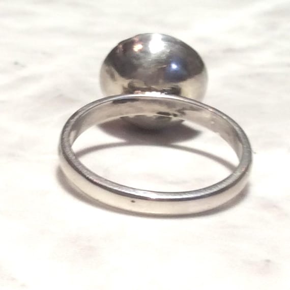 Antique Georgian Paste Conversion Silver Ring - image 8