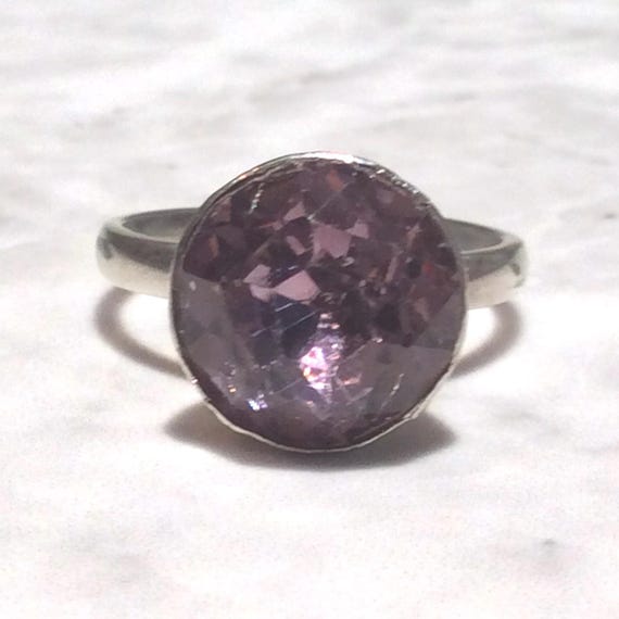 Antique Georgian Paste Conversion Silver Ring - image 3