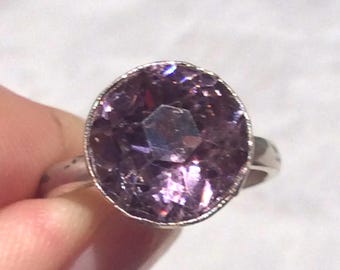 Antique Georgian Paste Conversion Silver Ring
