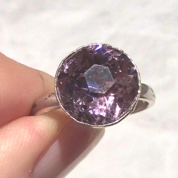 Antique Georgian Paste Conversion Silver Ring - image 6