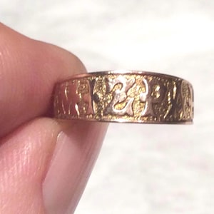 Antique Victorian Gold Mizpah Ring