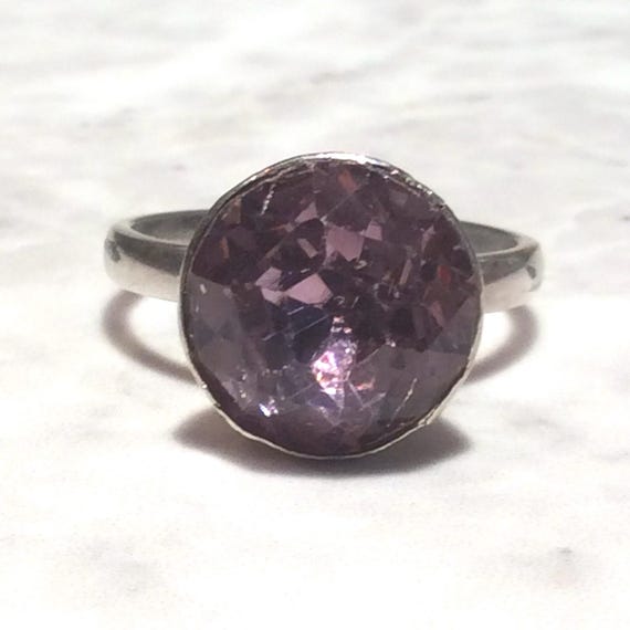 Antique Georgian Paste Conversion Silver Ring - image 9