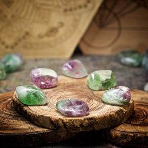 Six (6) Fluorite Crystals for Grids | Crystal Sets for Grids | Crystal Healing Grid Kits | Crystal Grid Set | Crystal Grid Kit