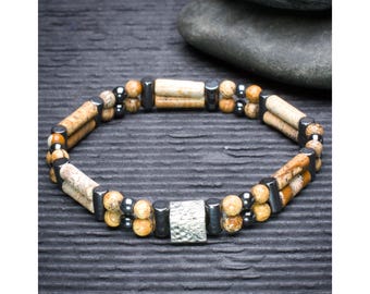 Picture Jasper Double Power Bracelet