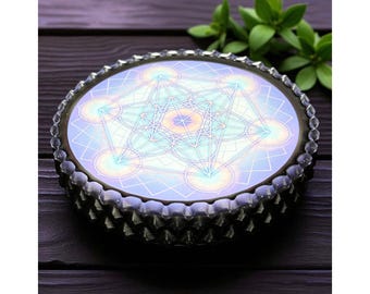 Metatron's Cube Grid Orgonite-oplader