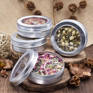 Travel Smudge Kits with Sage, Herbs, Flowers | Choose from 3 Custom Blends: Mindfulness | Sacred Space | Spiritual Journey