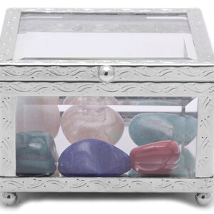 Klar elektronisk smogintentionsten i glasfodral