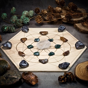 Large Bring the Magic Crystal Grid Set | Crystal Grid Kit | Crystals to bring more magic into your life | Crystal Grids | Magic Crystals