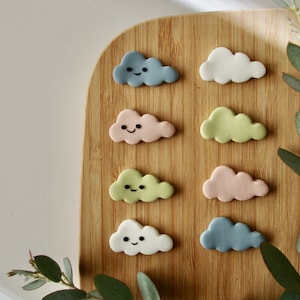 Muted cloud props, photo props, flat lay props