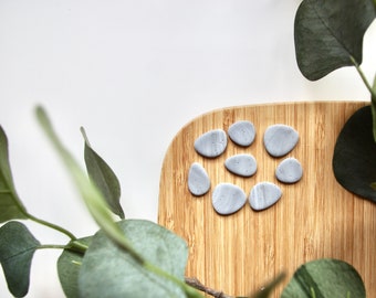 Mini Kieselsteine, graue Kieselsteine Magnete Set
