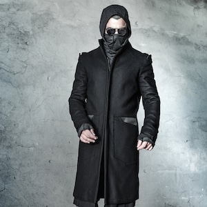 Mens overcoat slim fit best sale