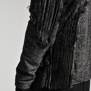 Lamellas Wool Blazer / Contemporary Mens Blazer / Futuristic - Etsy