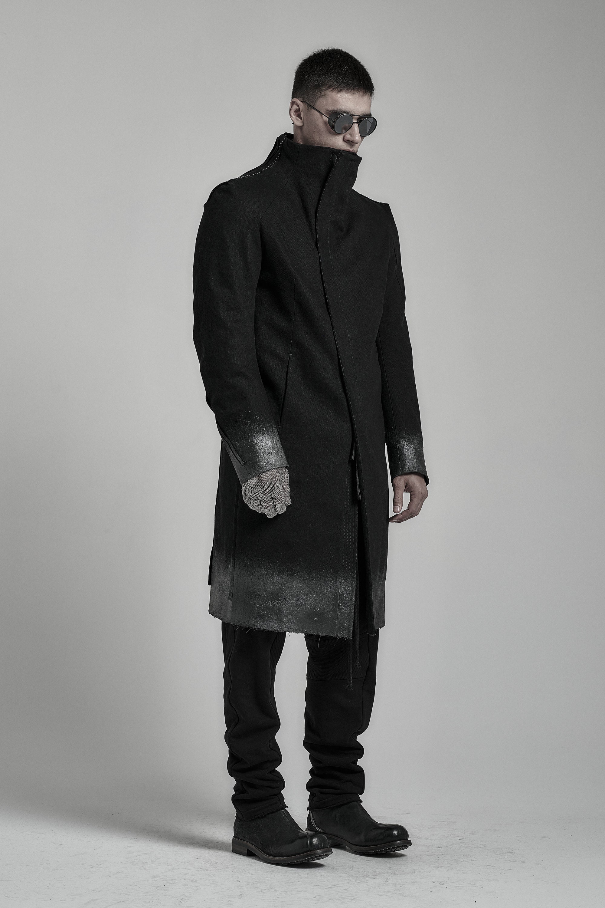 Black Polyamide Coat