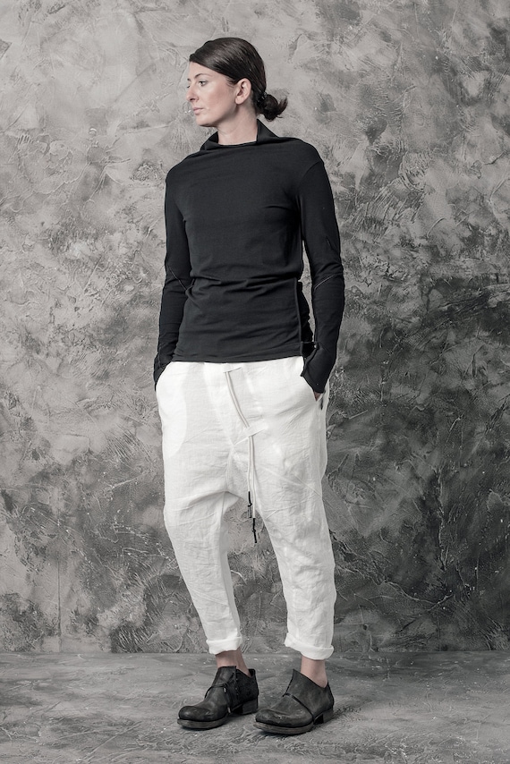 Crew cropped trousers clearance