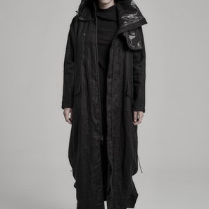 Antimatter Deconstructed Parka Mark BB / Double Faced Parka / Futuristic Jacket / Extravagant Clothing by POWHA image 4
