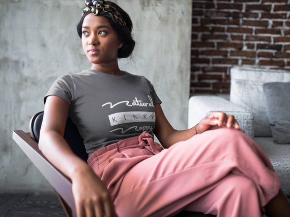 Natural Kinky And Nappy Women S Short Sleeve T Shirt Etsy