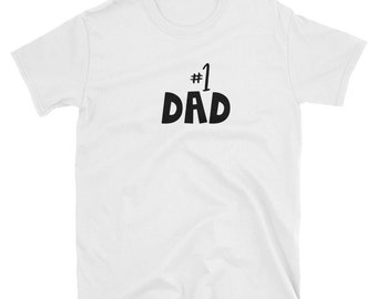 1 Dad T-Shirt | great father gift | gift for him, funny t shirt, boyfriend gift gift for dad,father day gift