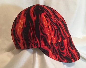 Movin On Flames Welders Cap