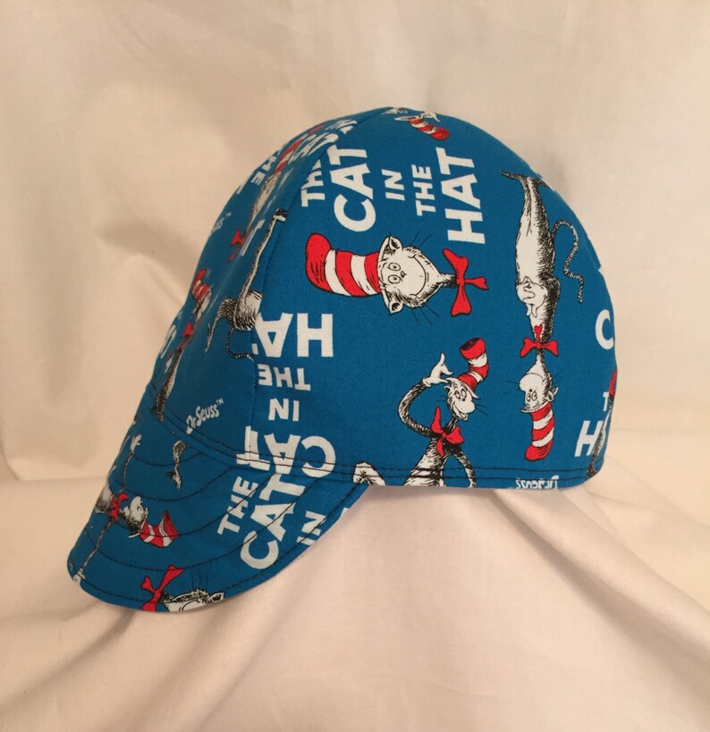 WELDING CAP,REVERSIBLE cat in the hat