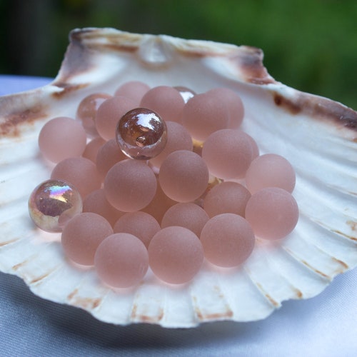 Jersey Sea Glass Necklace Pink Sea Glass Sea Glass Etsy