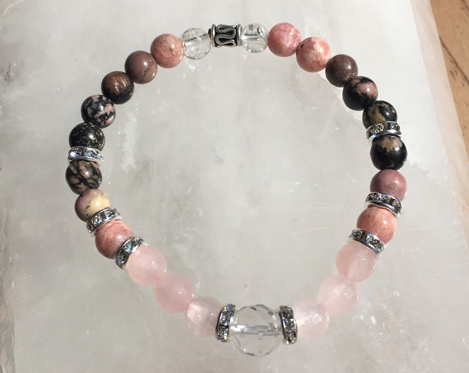 Your Choice OPEN HEART Bracelet, Heart Chakra Balancing, Sedona & Reiki Charged, Metaphysical for Anti Anxiety, Caring, Compassion