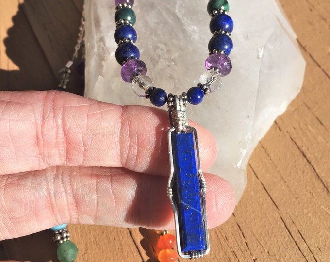 THIRD EYE AWAKENING, Third Eye Chakra charged in Sedona, Amethyst, February Birthstone,  Sedona Jewelry, Charged