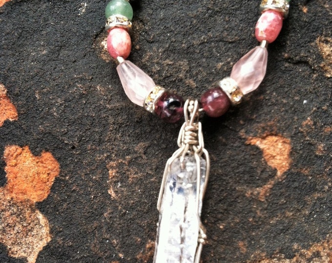 Open Heart,Heart Chakra, Chakra Balancing, Sedona, Vortex Charged, Healing, Metaphysical, Yoga,  Sterling Silver Chain