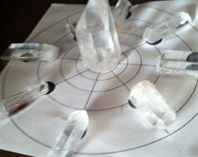 CRYSTAL Points, Sedona, Points for Grids, Crystal Grids, Metaphysical, Healing crystals, Sedona and Reiki Charged, Meditation, Protection,