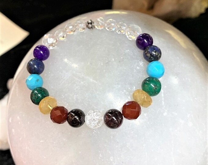 Full Chakra Rainbow, 7 chakra balancing, Yoga, Metaphysical, Sedona, Vortex charged, Affirmation, Sedona Jewelry