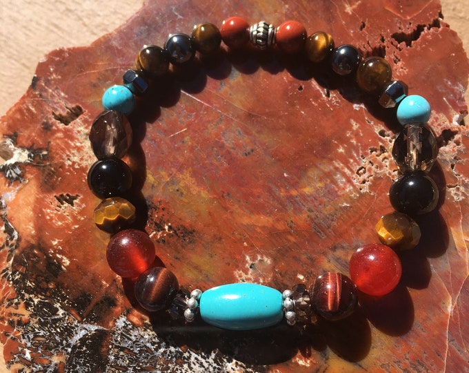 PROTECTORS, Protection Bracelet, Sedona & Reiki charged, Cleansed and Charged to repel Negative Energy, Shaman power necklace for protection