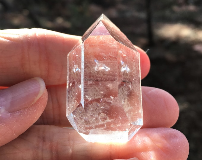 CLEAR ARKIMER Lemurian Quartz CRYSTAL Sedona Vortex & Reiki Charged Metaphysical Quartz, Learning and Teaching Crystal, Clarity and Focus