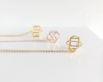 Geometric jewelry | Etsy