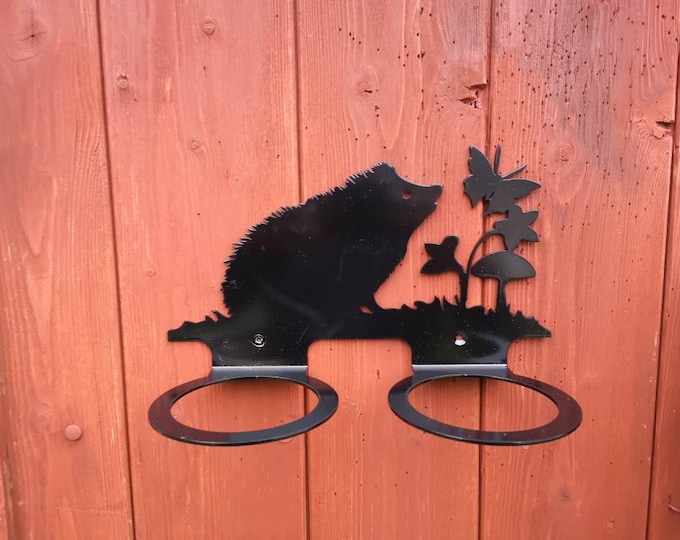 Hedgehog plant pot holder