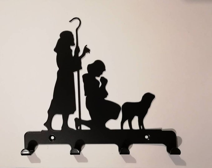 Shepards and lamb key holder hooks