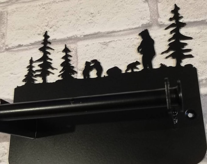 Toilet roll holder bears style