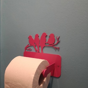 Toilet roll holder.