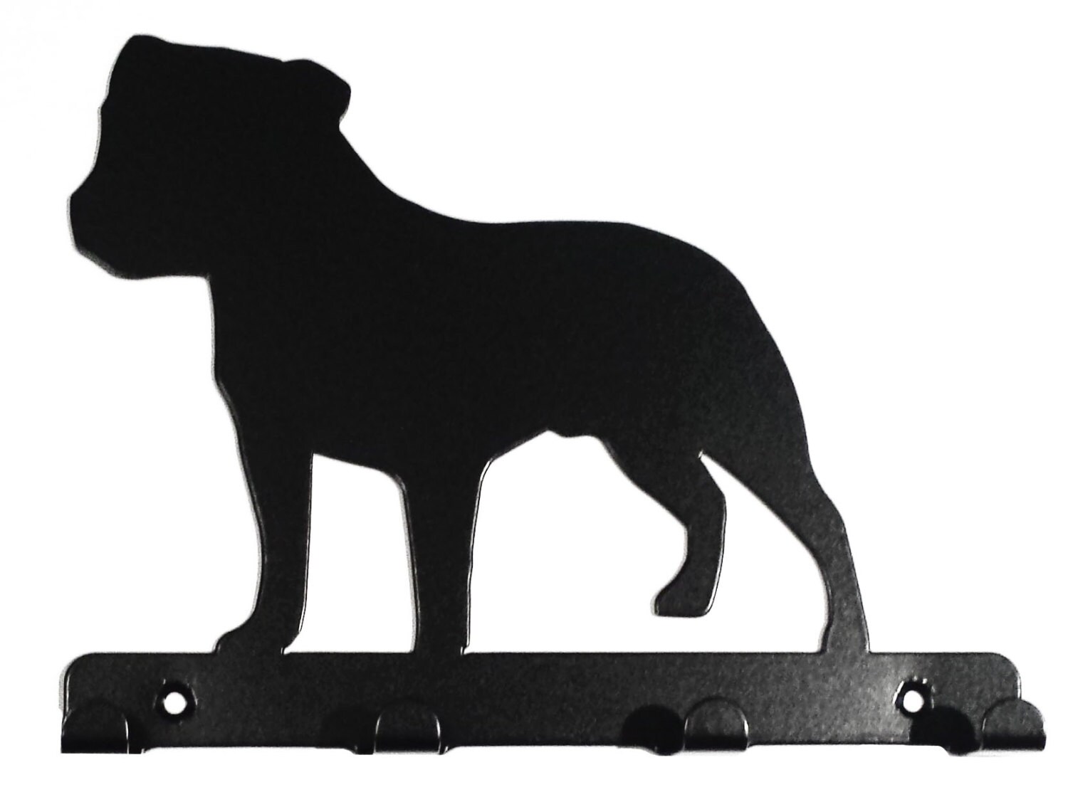 Wall hanger  Staffordshire Bull Terrier CAN BE CUSTOMIZED _ YOUR DOG Leash Keys 